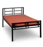 Load image into Gallery viewer, Detec™ Metal Single Bed in Black Colour
