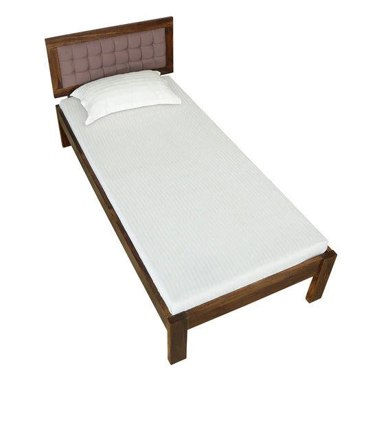Detec™ Solid Wood Single Bed In Provincial Teak Finish For Bedroom
