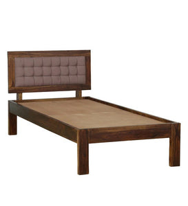 Detec™ Solid Wood Single Bed In Provincial Teak Finish For Bedroom