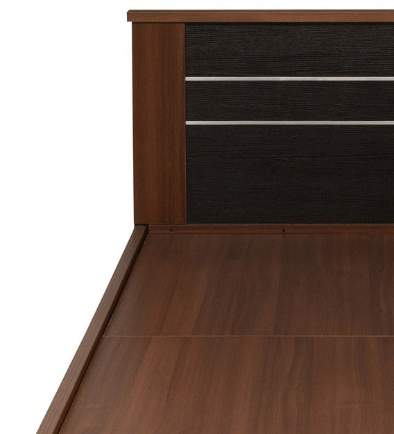 Detec™ Single Bed in Wenge Walnut Colour