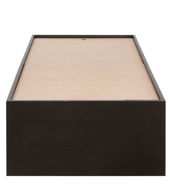 Detec™ Single Bed with Box Storage in Wenge Finish