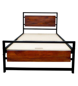 Detec™ Single Bed in Honey Oak Colour