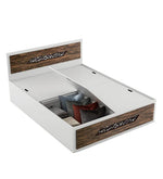 Load image into Gallery viewer, Detec™ Queen Bed With Box Storage in Gloss Finish
