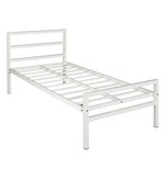 Load image into Gallery viewer, Detec™ Single Size Bed in White Colour
