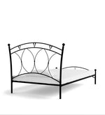 Load image into Gallery viewer, Detec™ Single Bed in Black Finish Metal Material
