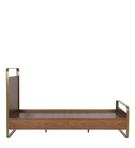 Detec™ Single Bed in Teak Finish For Bedroom Type