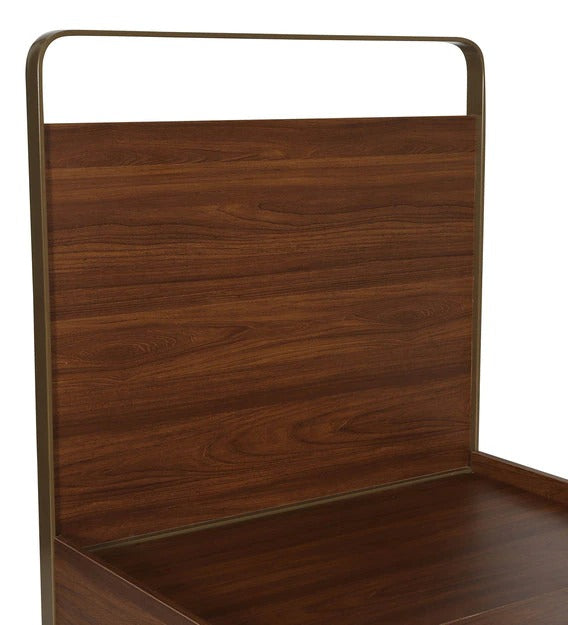 Detec™ Single Bed in Teak Finish For Bedroom Type