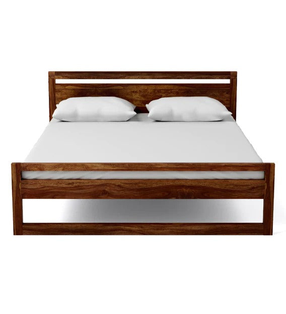 Detec™ Solid Wood Queen Size Bed For Bedroom Type