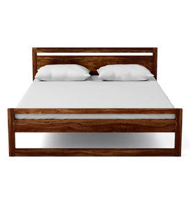 Detec™ Solid Wood Queen Size Bed For Bedroom Type