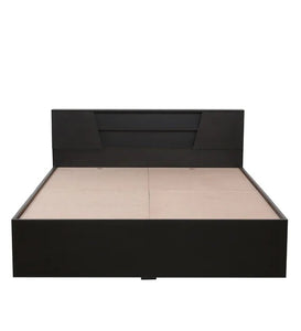 Detec™ Queen Size Bed with Box Storage in Wenge Finish