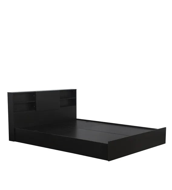 Detec™ Queen Size Bed with Storage in Brown Finish