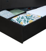 गैलरी व्यूवर में इमेज लोड करें, Detec™ Queen Size Bed with Storage in Brown Finish
