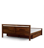 Load image into Gallery viewer, Detec™  Solid Wood Queen Size Bed with Storage Sheesham Wood Material
