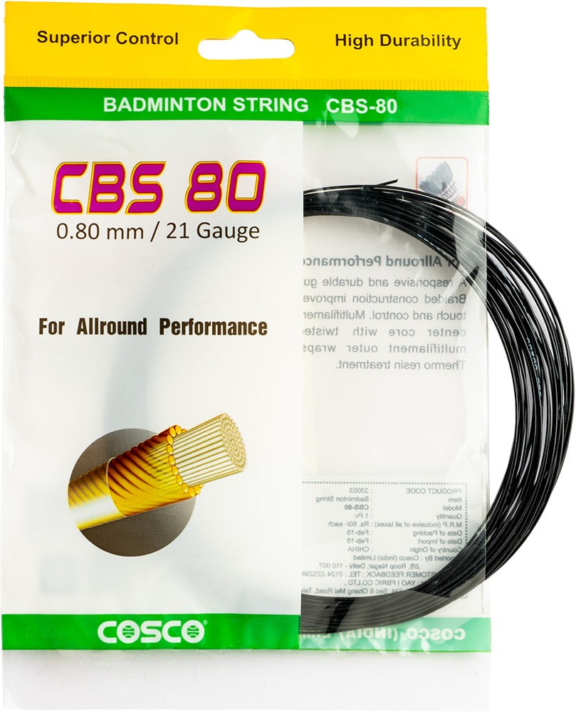 Detec™Cosco Cbs-80 बैडमिंटन स्ट्रिंग (2 पीस का सेट)