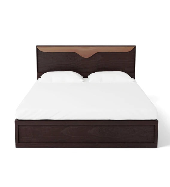 Detec™ Queen Size Bed with Drawer Storage in Wenge Finish