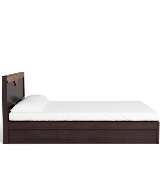Detec™ Queen Size Bed with Drawer Storage in Wenge Finish