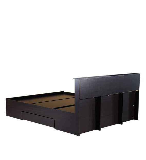 Detec™ Queen Size Bed with Storage in Walnut Finish
