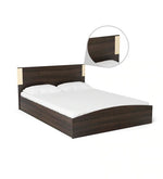 गैलरी व्यूवर में इमेज लोड करें, Detec™ Queen Size Bed in Brown &amp; Sonoma Oak Finish

