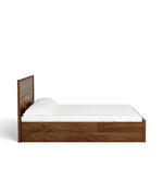Load image into Gallery viewer, Detec™ Queen Size Bed with Storage in Columbia Walnut Finish
