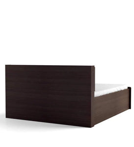 Detec™ Queen Size Bed with Headboard Storage in Walnut Finish