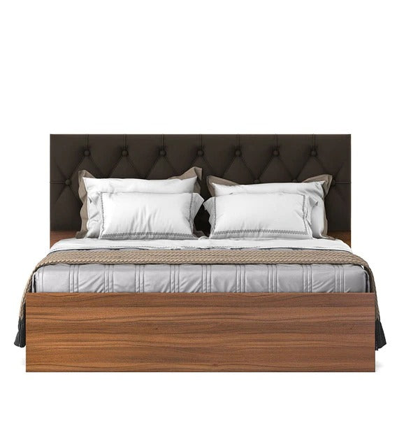 Detec™ Queen Size Bed with Storage in Exotic Teak Finish