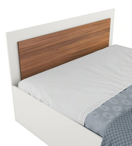 Detec™ Queen Size Bed with Storage in Frosty White Colour