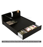 Load image into Gallery viewer, Detec™ Queen Size Bed with Storage in Natural Wenge Finish
