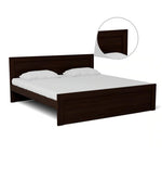 Load image into Gallery viewer, Detec™ Queen Size Bed in Walnut Finish
