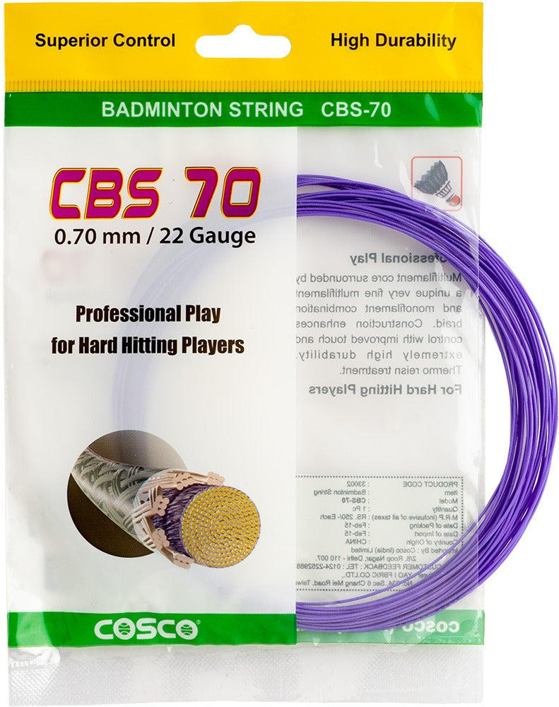 Detec™Cosco CBS 70 Badminton String (White) (Per Pcs)