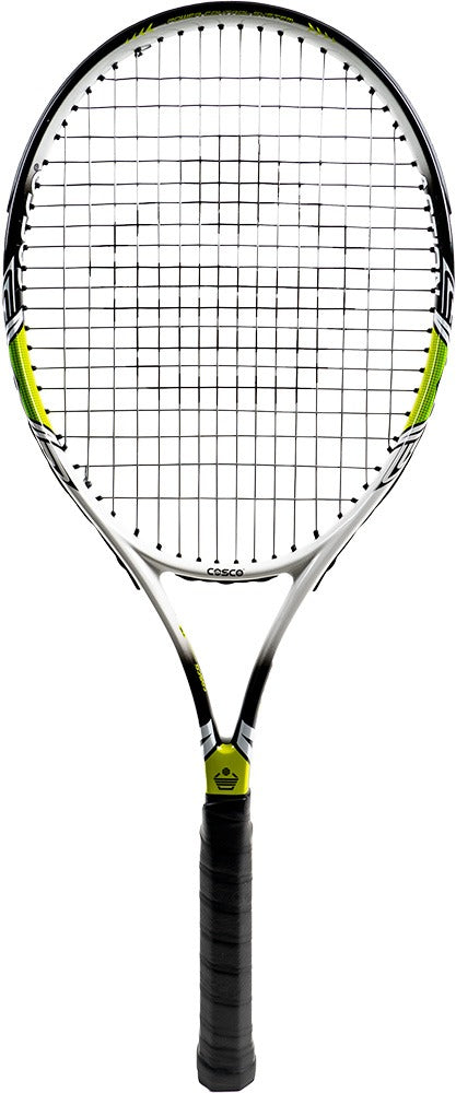 Detec™Cosco Action 2000D Tennis Racket (Black/White)