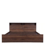 Load image into Gallery viewer, Detec™ Queen Size Bed with Storage in Columbia Walnut Finish
