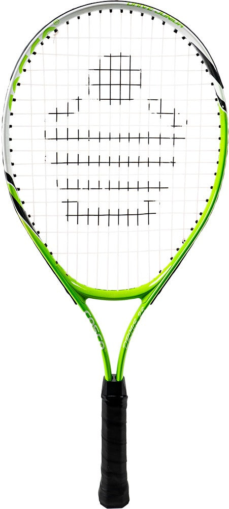 Detec™Cosco 23 टेनिस रैकेट जूनियर आकार, एल्यूमिनियम रैकेट (23 इंच) Â¾ कवर।