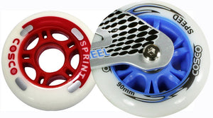Detec™Cosco Inline Skate Wheels (Set of 2 Pcs)