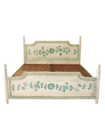 गैलरी व्यूवर में इमेज लोड करें, Detec™ Queen Size Bed with Storage in Vintage White Finish
