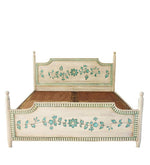 Load image into Gallery viewer, Detec™ Queen Size Bed with Storage in Vintage White Finish
