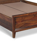 Load image into Gallery viewer, Detec™ Queen Size Bed with Storage in Walnut Finish
