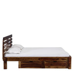 Load image into Gallery viewer, Detec™ Solid Wood Queen Size Bed with Storage in Provincial Teak Finish
