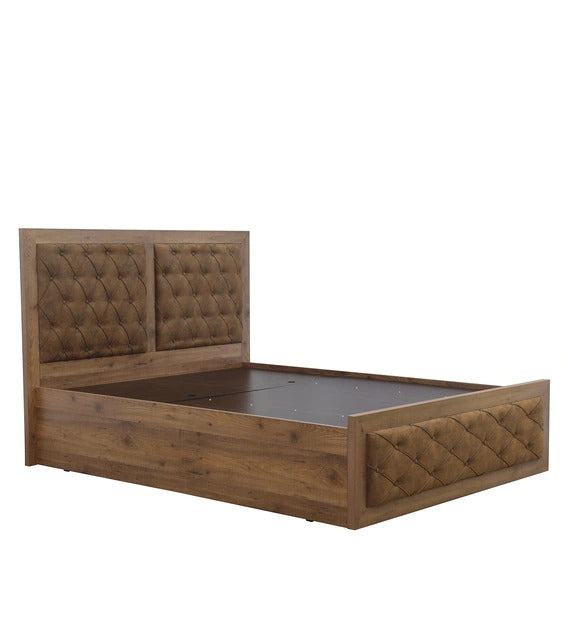Detec™ Queen Size Bed with Storage in Knottywood Finish