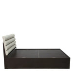 Load image into Gallery viewer, Detec™ Waves Queen Size Bed with Box Storage in Wenge Finish
