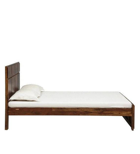 Detec™ Solid Wood Queen Size Bed In Provincial Teak Finish