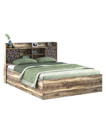 Load image into Gallery viewer, Detec™ Queen Size Bed With Box Storage in Gloss Finish

