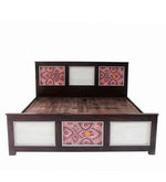 Load image into Gallery viewer, Detec™ Queen Size Bed with Storage in Walnut Finish
