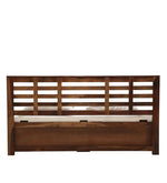 Load image into Gallery viewer, Detec™ Solid Wood Queen Size Bed With Storage In Provincial Teak Finish
