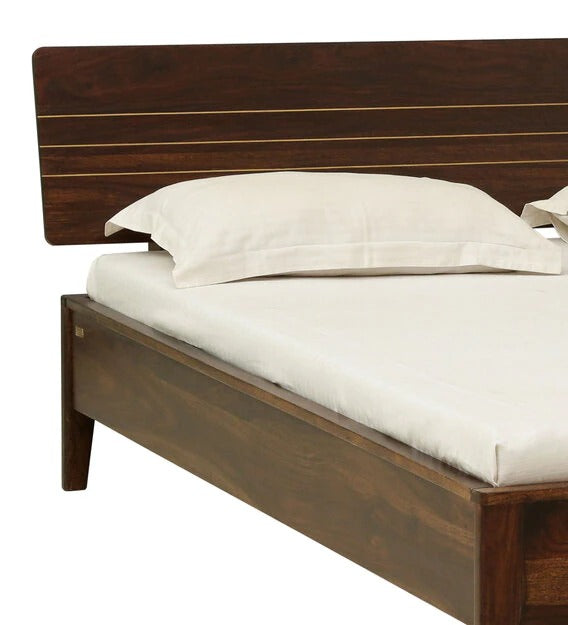 Detec™ Solid Wood Queen Size Bed in Provincial Teak Finish