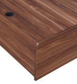 Load image into Gallery viewer, Detec™ Queen Size Bed with Storage in American Walnut Finish
