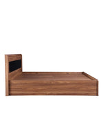 Load image into Gallery viewer, Detec™ Queen Size Bed with Storage in American Walnut Finish
