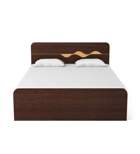 Detec™ Queen Size Bed with Storage in Denver Oak Finish