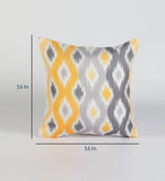 Load image into Gallery viewer, Detec™ Jute Abstract Pattern 12x12 Inch Cushion Covers (Set Of 5)
