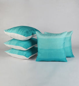 Detec™ Jute Plain Solid 24x24 Inch Cushion Covers (Set Of 5)