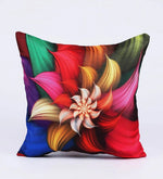 Load image into Gallery viewer, Detec™ Digital Printed Jute Floral Pattern 24x24 Inch Cushion Covers (Set Of 5)
